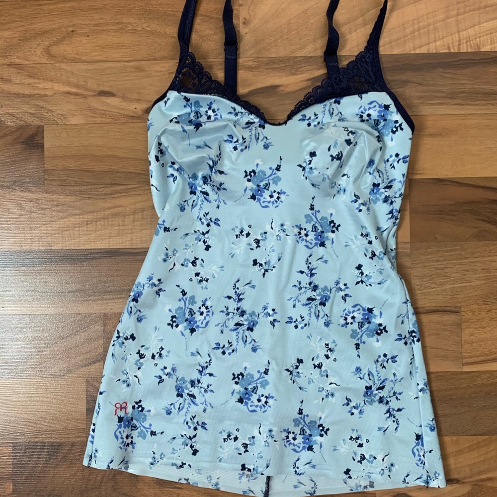 Ruby Ribbon light support cami (Floral blue)